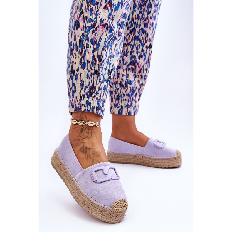 Espadrilles à plateforme classiques pour femmes Violet Maurine 2