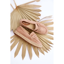 FI1 Espadrilles en daim pour femmes Beige Keyla 7