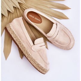 FI1 Espadrilles Femme en Daim Beige Clair Keyla 6