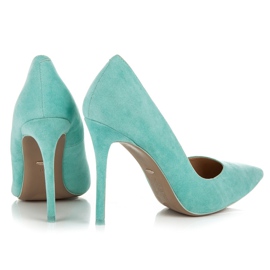 Vices Talons en daim bleu 1