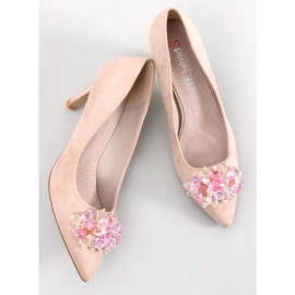 Seastar Escarpins en daim cloutés Breinne Beige 5