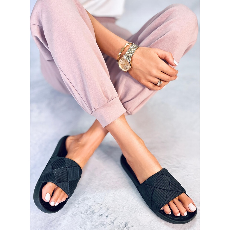 PA1 Lottner Claquettes en caoutchouc noir le noir 1