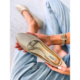 Seastar Ballerines à paillettes Chiesa Gold doré 1