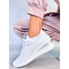 PA1 Baskets compensées cachées Croft White blanche 4