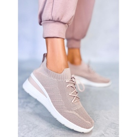 PA1 Baskets compensées cachées roses Croft 3