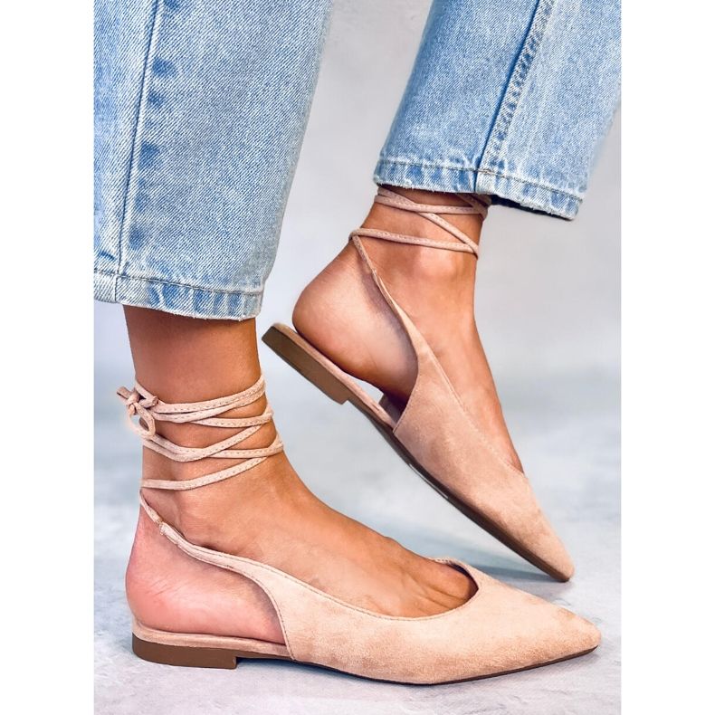 PA1 Dentoni Nude Ballerines Slingback beige 2