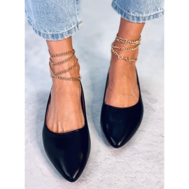 PA1 Ballerines noires à chaîne Junri 1