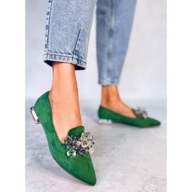 PA1 Mocassins Lords avec pierres Falconi Green vert 2 PA1 Mocassins Lords avec pierres Falconi Green vert 2
