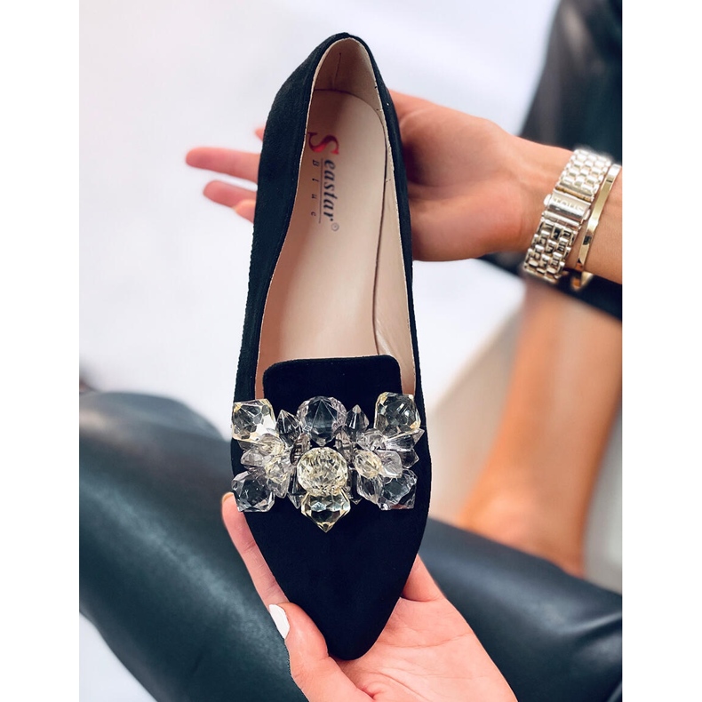 PA1 Mocassins Lords avec pierres Falconi Black noir 2