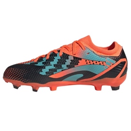 Chaussures de football Adidas X Speedportal Messi.3 Fg Jr GZ5145 orange oranges et rouges 1