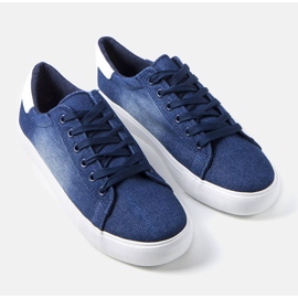 BM Baskets homme Cinq bleu marine 1