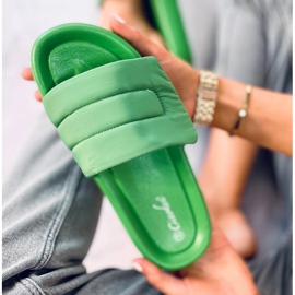 PA1 Claquettes en nylon vert Cueto 5