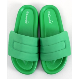 PA1 Claquettes en nylon vert Cueto 1