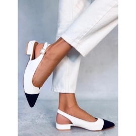 Seastar Sandales à talon ouvert de Sanaz White blanche 1