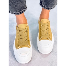 Baskets à semelle épaisse Takao Ginger jaune 2