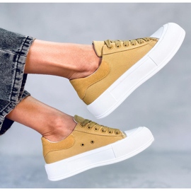 Baskets à semelle épaisse Takao Ginger jaune 5