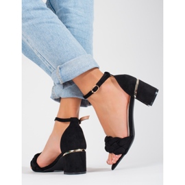 Sandales noires pour femmes de Shelovet 1
