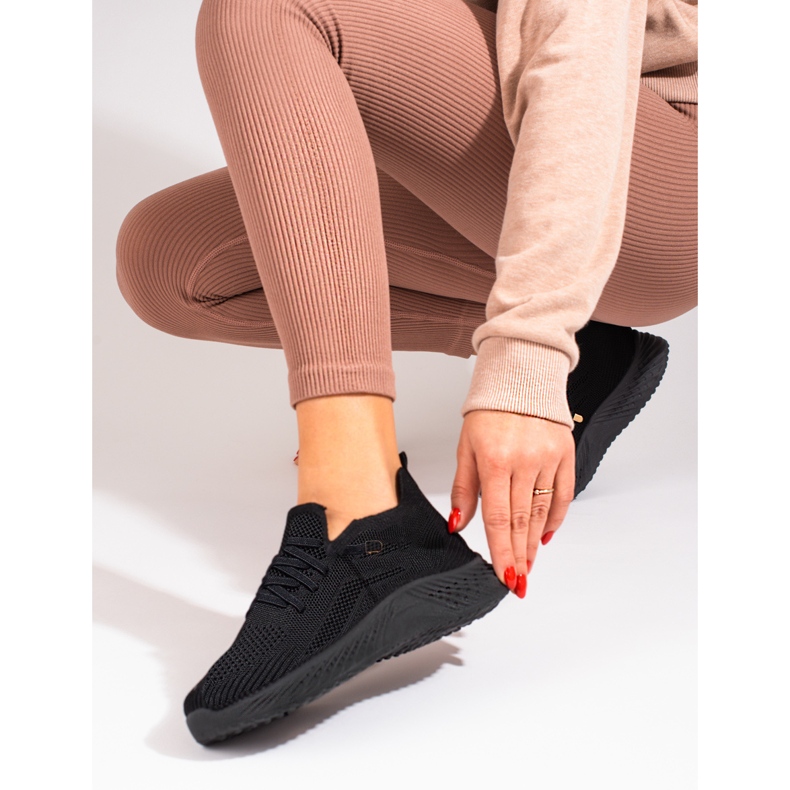 Chaussures de sport textile femme Shelovet noir le noir 2 Chaussures de sport textile femme Shelovet noir le noir 2