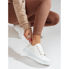 PA1 Baskets plateforme femme Shelovet blanc 1