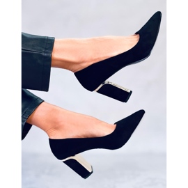 PA1 Escarpins sur le bloc Lucrezia Black le noir 2