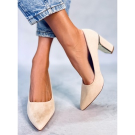 PA1 Lucrezia Escarpins à talons beiges 1
