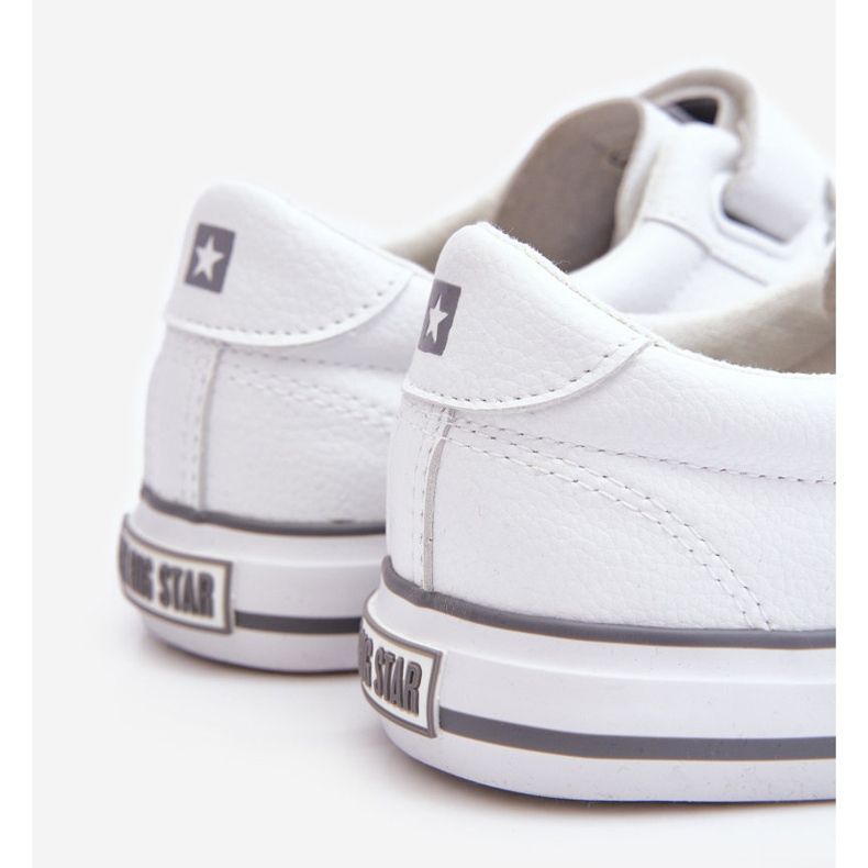 Baskets Velcro Classiques Big Star LL274A205 Blanc blanche 2
