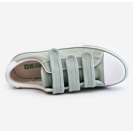 Baskets Classiques En Tissu Velcro Big Star LL274A202 Vert 7