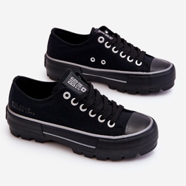 Baskets Plateforme Tissu Big Star LL274149 Noir le noir 1