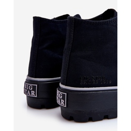 Baskets Hautes Plateforme Textile Big Star LL274155 Noir 1