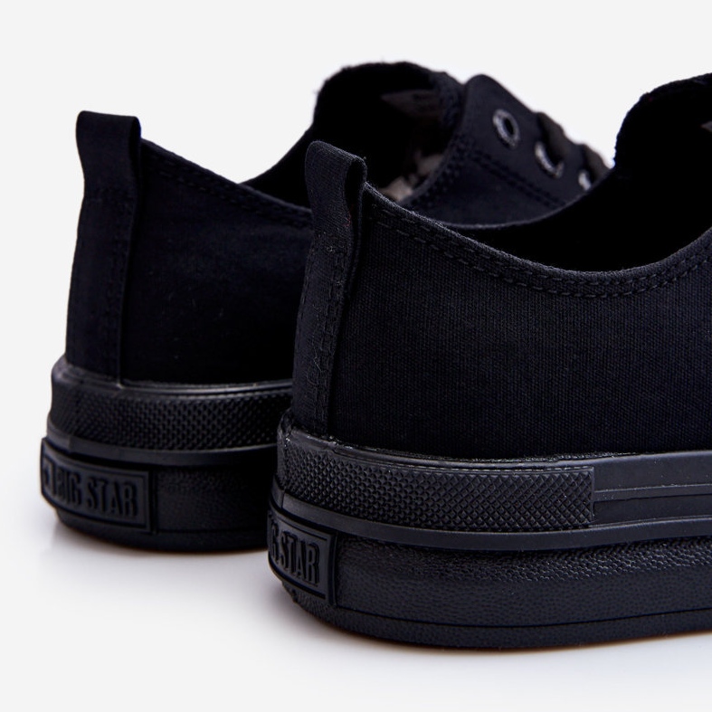 Baskets basses à lacets Big Star LL274967 Noir 1