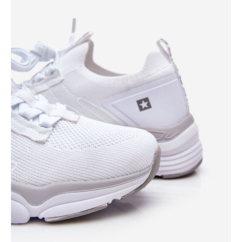 Chaussures de sport à enfiler pour femme Système de mousse à mémoire de forme Big Star LL274A142 Blanc 1