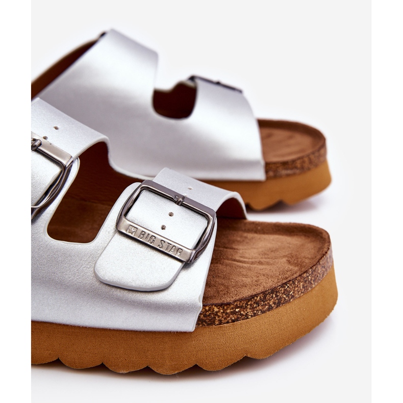 Chaussons Femme Classique Big Star LL274476 Argent 2