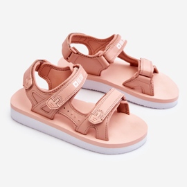 Sandales Plateforme Sport Femme Big Star LL274788 Rose 1