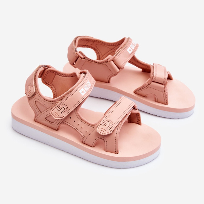 Sandales Plateforme Sport Femme Big Star LL274788 Rose 1
