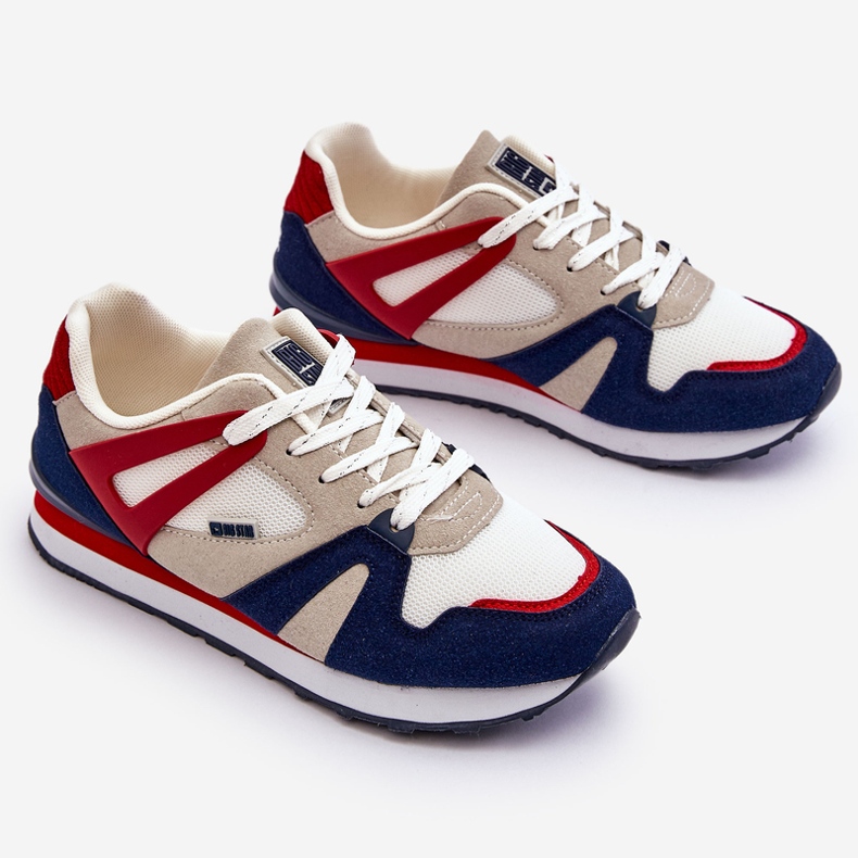 Confortable Baskets Femme Memory Foam Big Star LL274950 Rouge 1