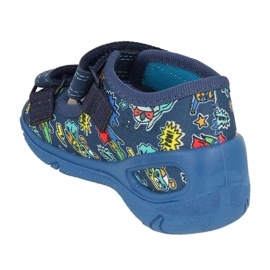 Befado chaussures pour enfants pu 065P168 bleu 3
