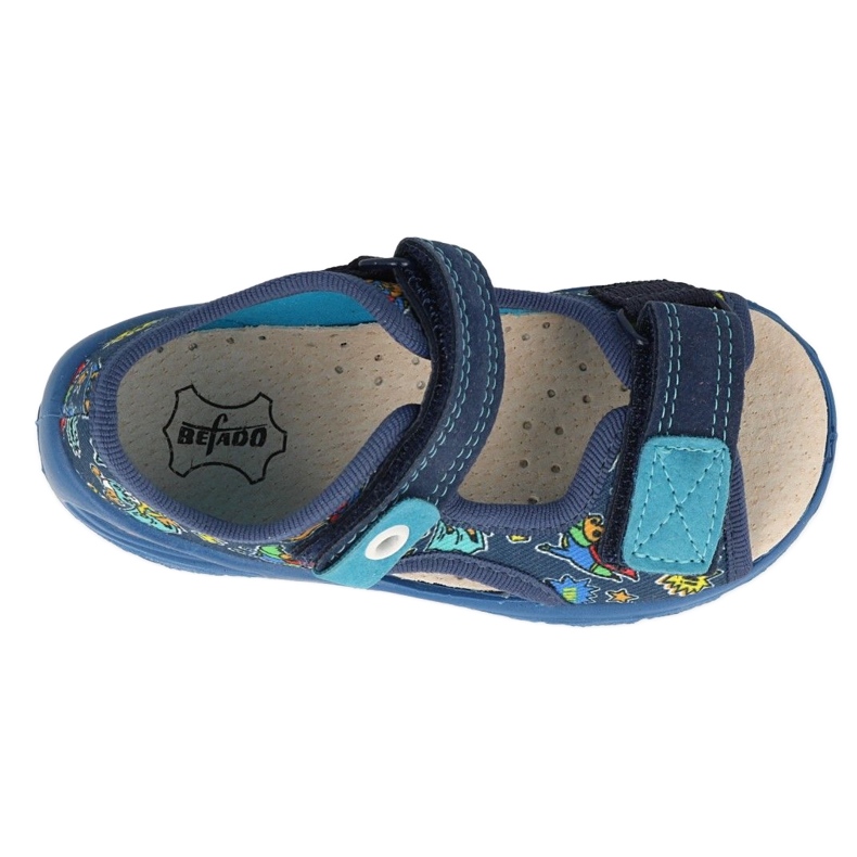 Befado chaussures pour enfants pu 065P168 bleu 1