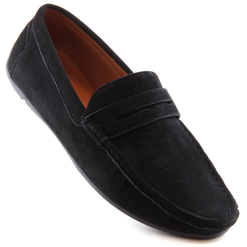 Mocassins homme en daim noir McKeylor 2259 le noir 1