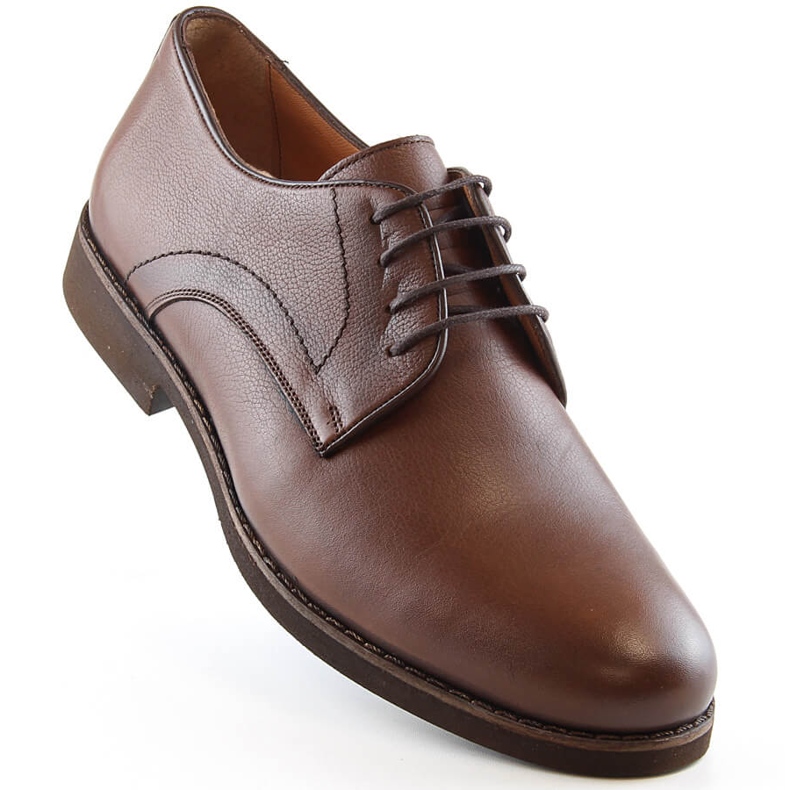 Chaussures à lacets homme en cuir marron T.Sokolski W21-903 brun 1