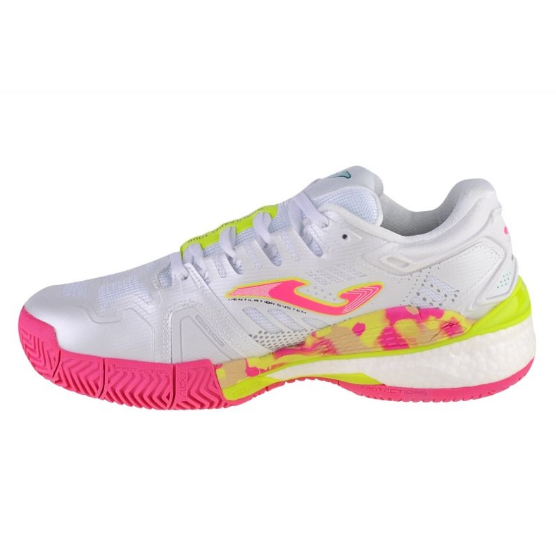 Chaussures Joma Slam Lady 2202 W TSLALW2202P blanche 1 Chaussures Joma Slam Lady 2202 W TSLALW2202P blanche 1