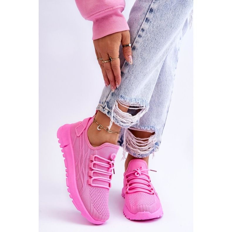 FB2 Baskets de sport à enfiler pour femmes Pink Rosett 1 FB2 Baskets de sport à enfiler pour femmes Pink Rosett 1