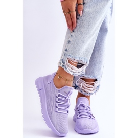 FB2 Baskets à enfiler pour femmes Violet Rosett 2