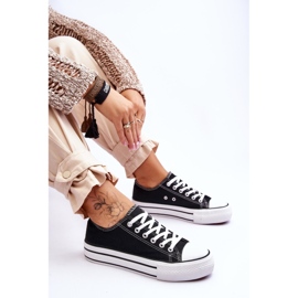 FB2 Baskets pour femmes sur une plate-forme massive Black Ember le noir 6