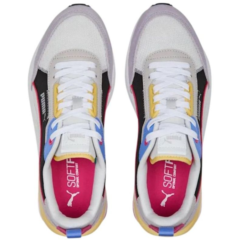 Puma R22 chaussures beige-noir-violet 383462 24 multicolore 1
