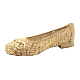 Ballerines femme Caprice 9-22503-20 311 Bark Comb beige 2