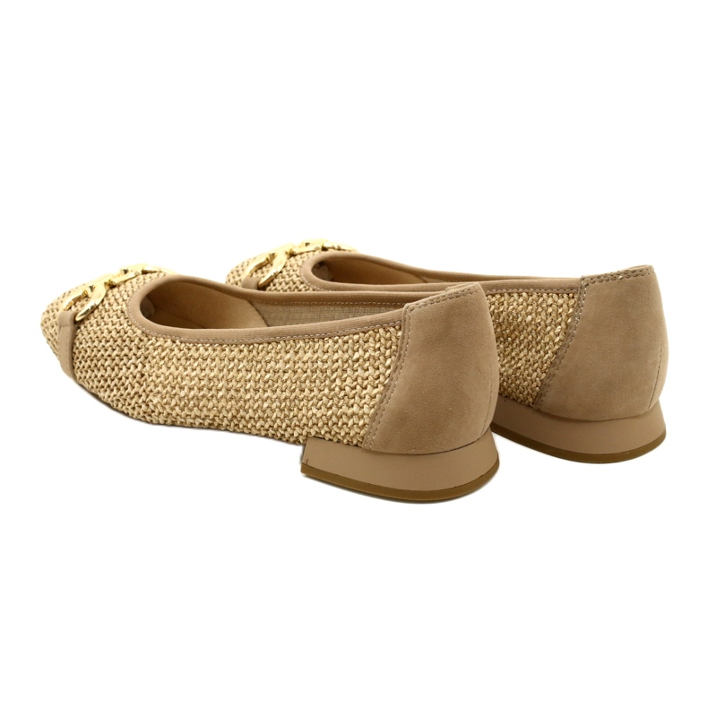 Ballerines femme Caprice 9-22503-20 311 Bark Comb beige 7
