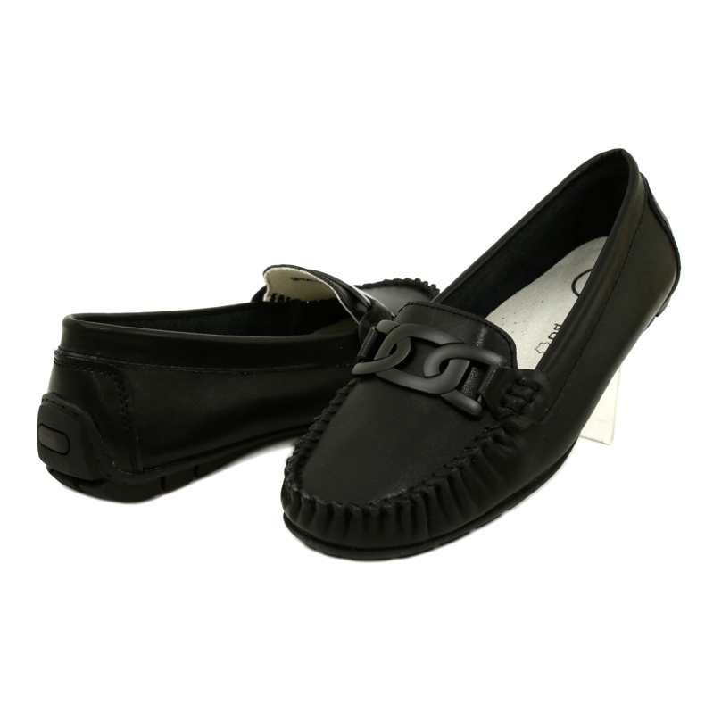 Mocassins en Cuir pour Femme Filippo DP4547 Noir 4