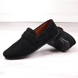 Mocassins homme en daim noir McKeylor 2259 le noir 5