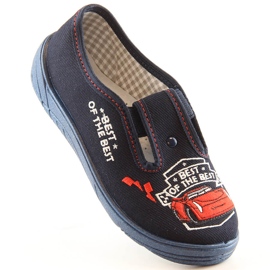 Chaussons garçons bleu marine Nazo N017DKW pour la maternelle 1 Chaussons garçons bleu marine Nazo N017DKW pour la maternelle 1