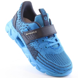 Atletico Chaussures de sport pour enfants avec velcro bleu AbcKids B91230217 bleu marin 1 Atletico Chaussures de sport pour enfants avec velcro bleu AbcKids B91230217 bleu marin 1